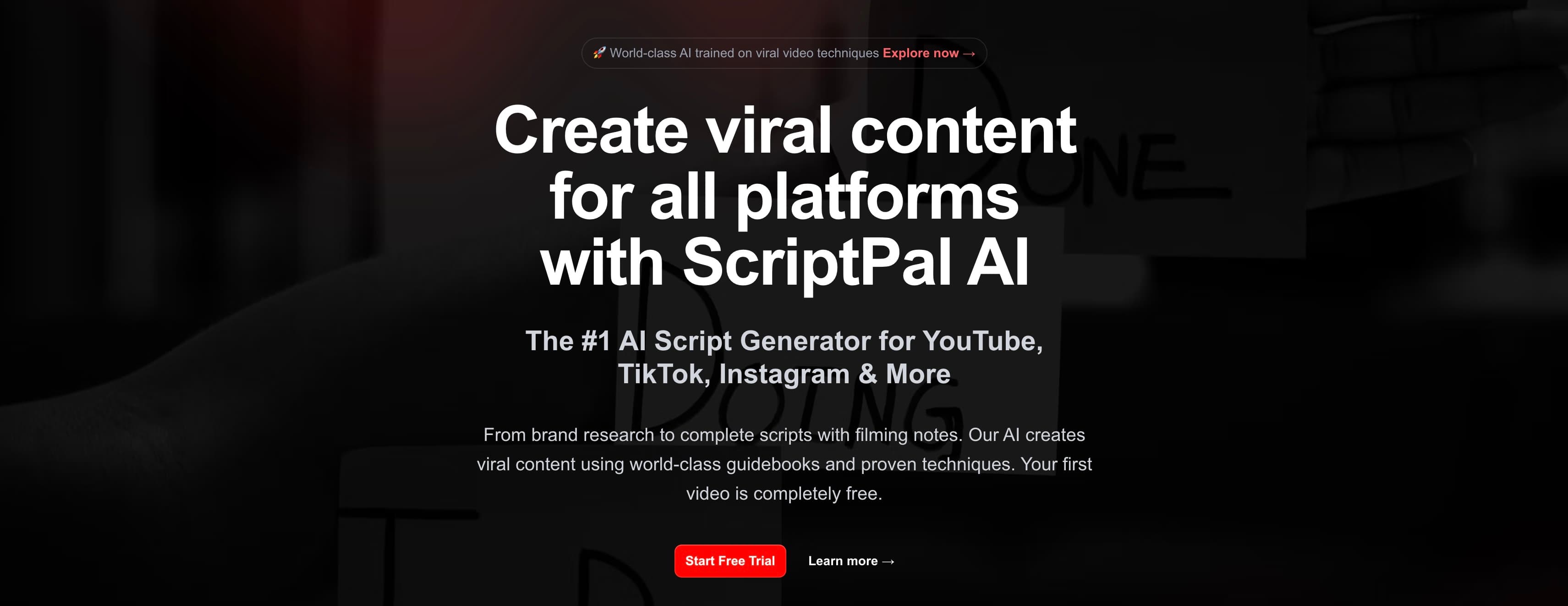 ScriptPal - AI Script Generator for Creators